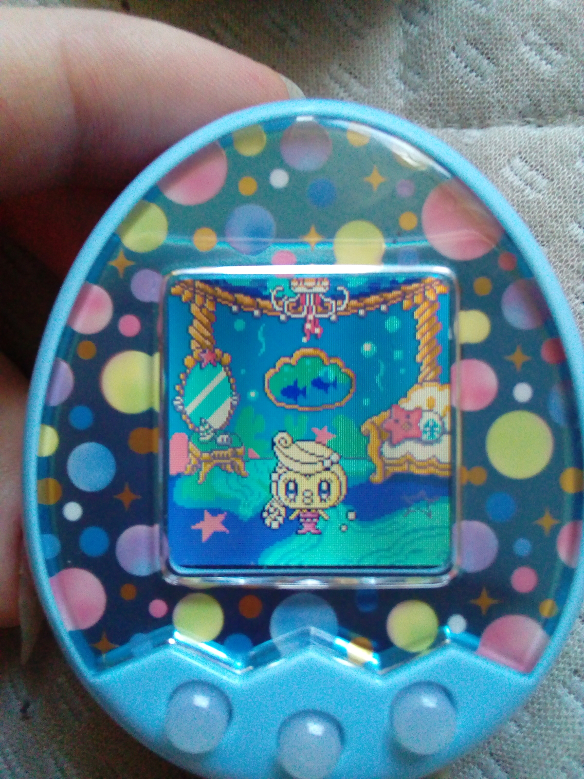 Tamagotchi m!x Melody Mix Ver. Blue 20th Anniversary Virtual