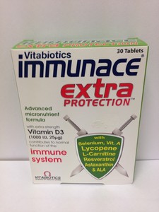 Reviews Vitabiotics Immunace Extra Protection Tablet 30 Capsules Ebay