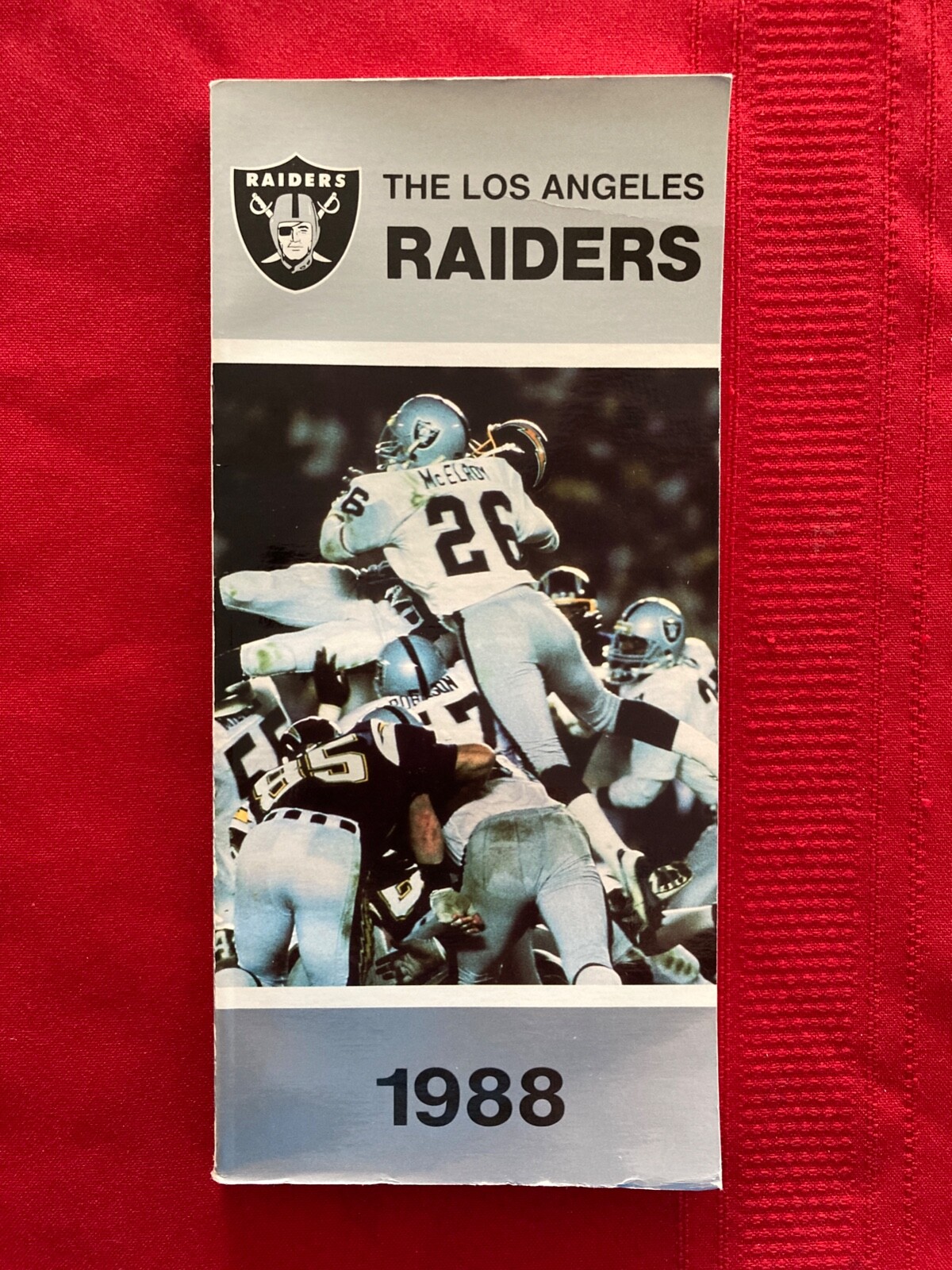 1988 NFL Los Angeles Raiders media guide / Allen / Brown