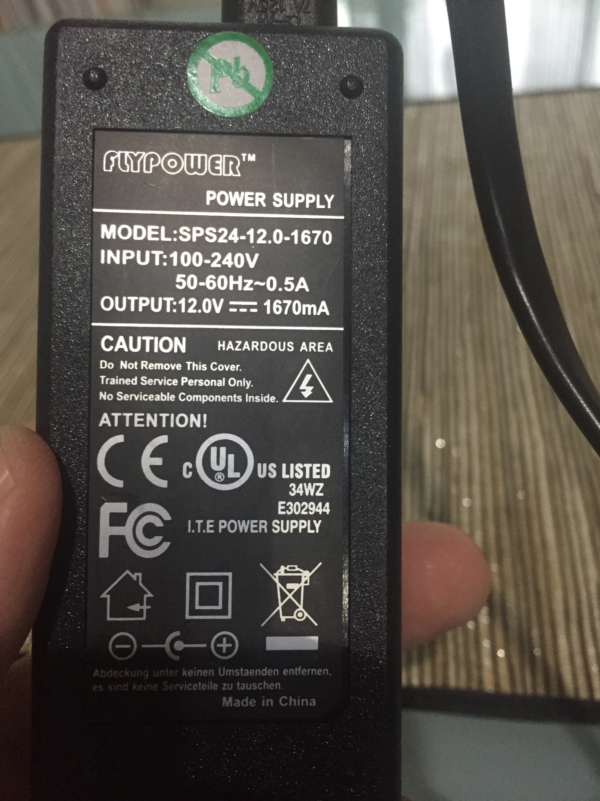 power supply adaptor sps24