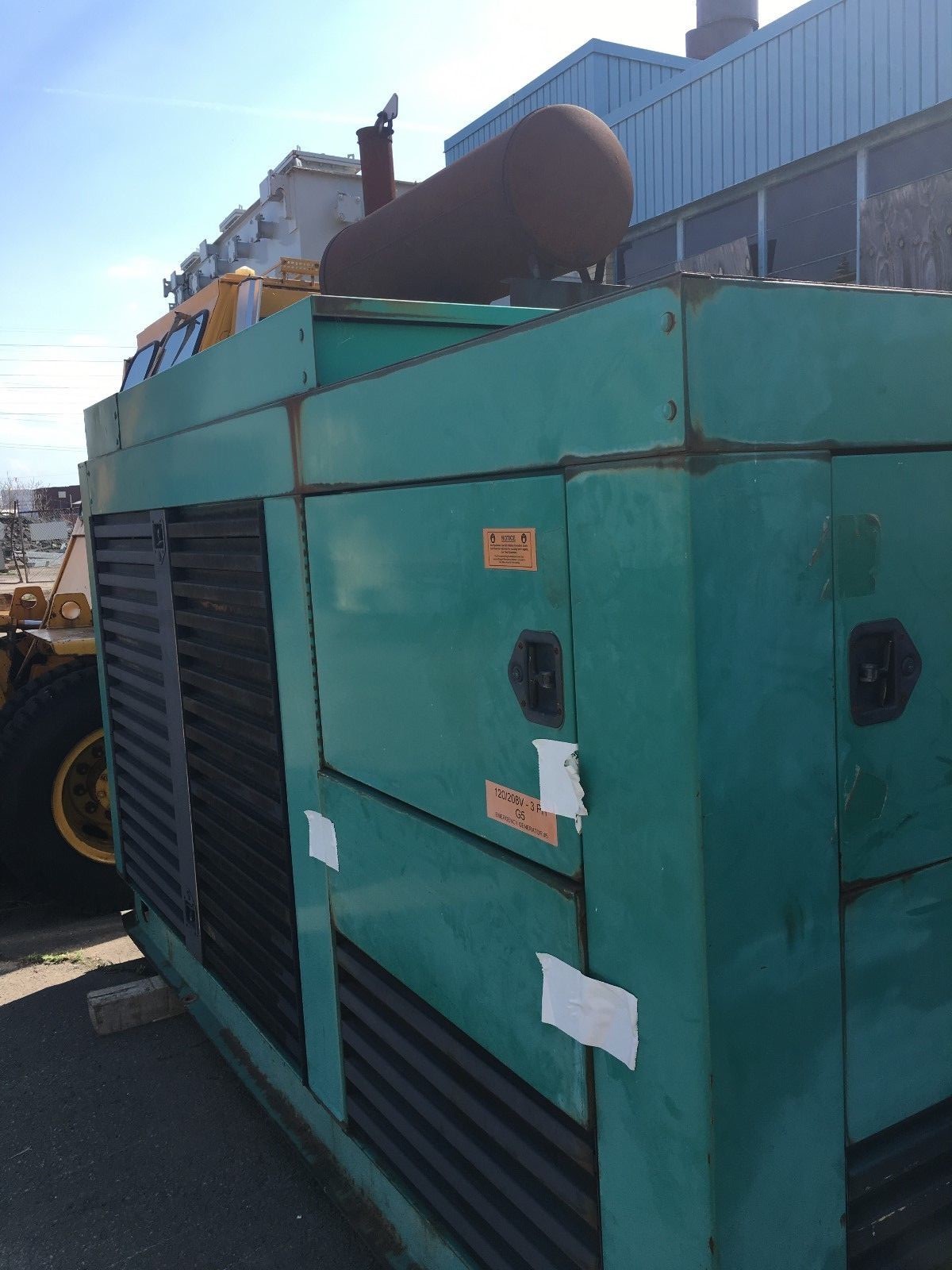 Cummins 112 KW Natural Gas Generator Set w/523 Hours (1995)