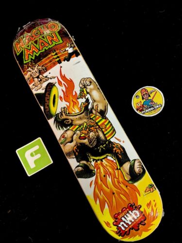 SUPER RARE Nacho Man OG Shorty's NWB 1998 VINTAGE Skateboard SUPER RARE Nacho Man OG Shorty's NWB 1998 VINTAGE Skateboard