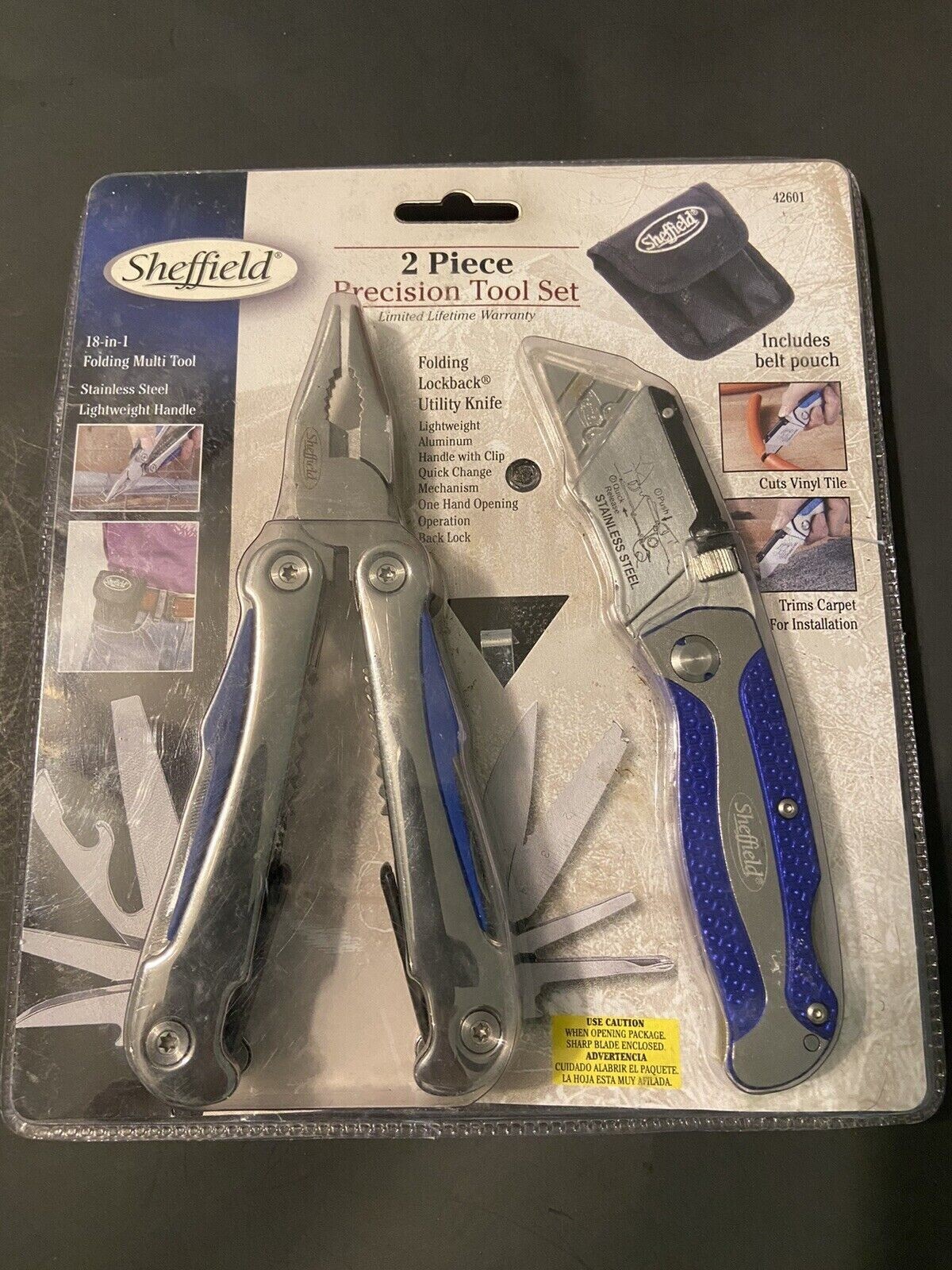 18-in-1 Folding Multi-tool & Utility Knife New