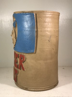 Outsider Art Quaker Oats Hand-Painted 8