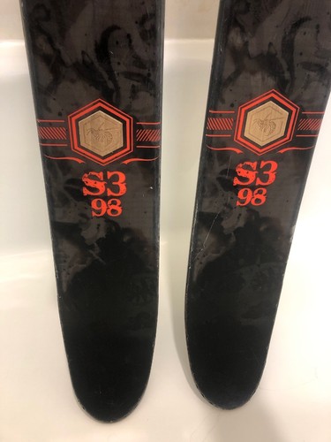 Rossignol S3 98mm Wide All Mountain Skis 186cm W/Axium 120 Demo Bindings