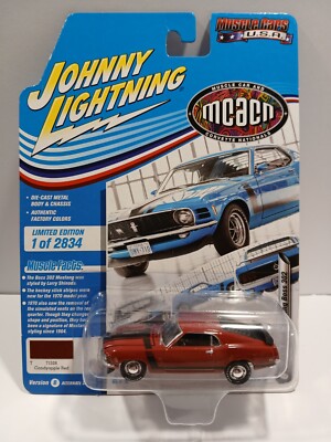 Johnny Lightning MCACN 1:64 Scale 1970 FORD MUSTANG BOSS 302 Diecast