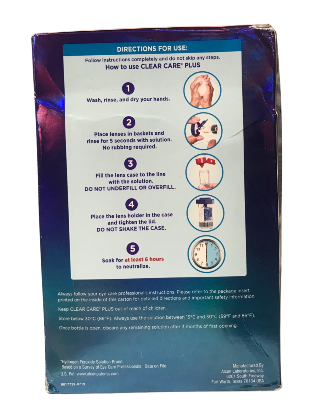 Clear Care Plus w/ Hydraglyde Cleaning & Disinfecting Solution Twin Pack 32 oz