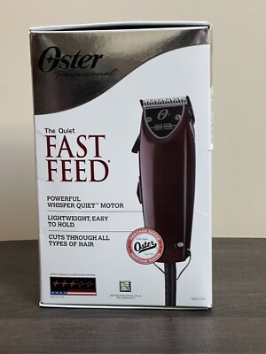 Oster Professional 76023-510 Fast Feed Clipper - Red Open Box Brand New
