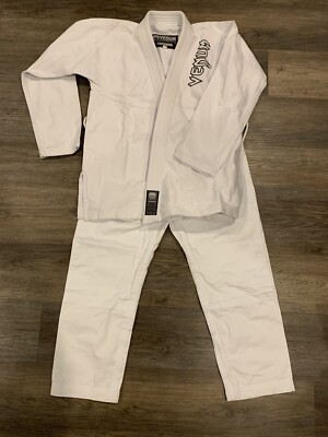 NWOT New VENUM Contender A1.5 Brazilian Jiu Jitsu BJJ Gi WHITE Top & Pants!!