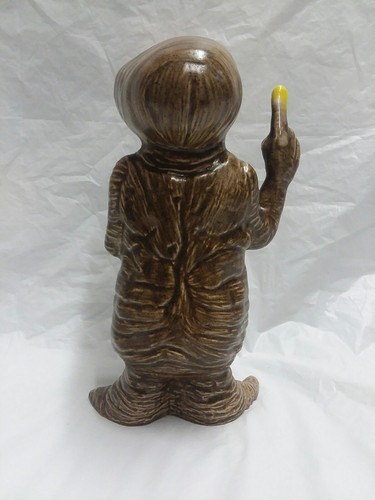 ET Extra Terrestrial vtg painted plaster statue 1983