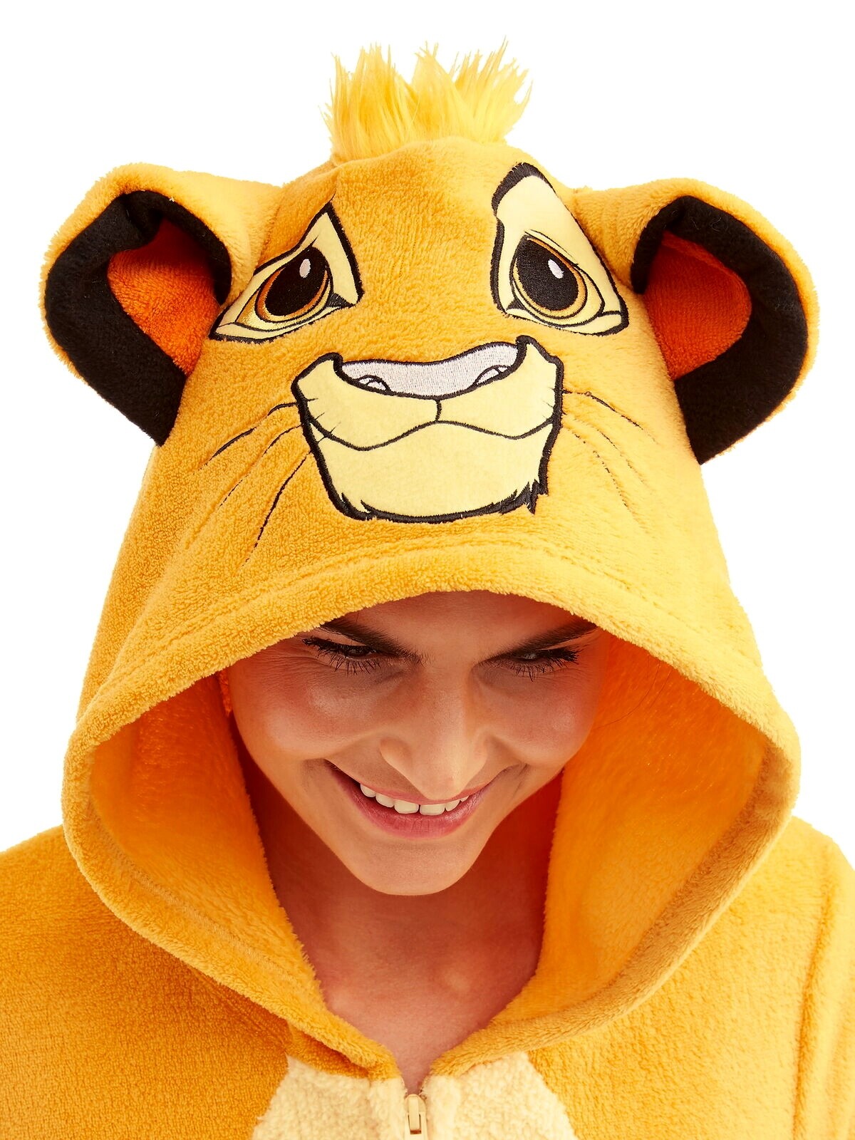 NWT Disney Lion King Simba Union Suit One Piece Pajamas Women Halloween Costume