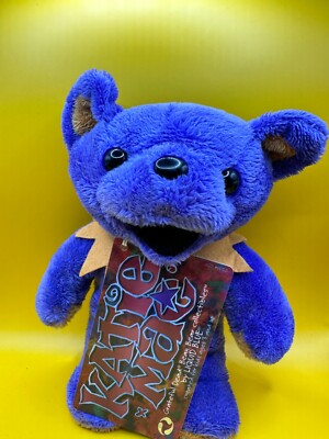 GRATEFUL DEAD BEAN BEAR - BY LIQUID BLUE - ''KATIE MAE'' BEAR - NWT - RARE