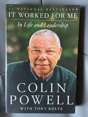 It Worked for Me: In Life and Leadership by Colin Powell Paperback Brand New