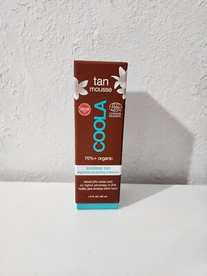 Coola Organic Sunless Tan Express Sculpting Mousse 7 OZ Self Tanner