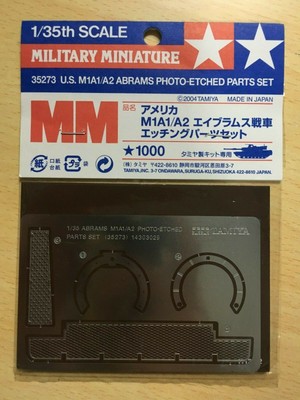Tamiya 35273 1/35 Military Miniature US M1A1 M1A2 Abrams Photo Etched Parts Set