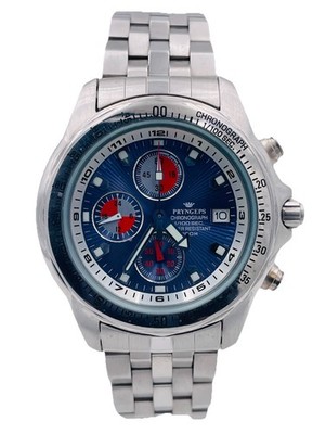 Orologio Pryngeps Crono Stile Vintage Cr814/253 42mm Acciaio Scontatissimo Nuovo