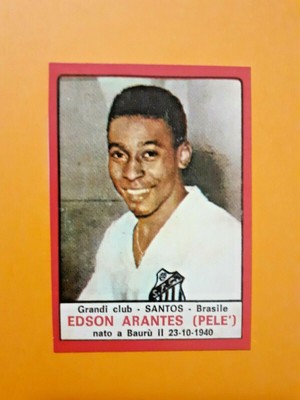 Sticker Panini Pelé - Sprint 1960 - Brésil Santos N°74 (originale D'occasion)