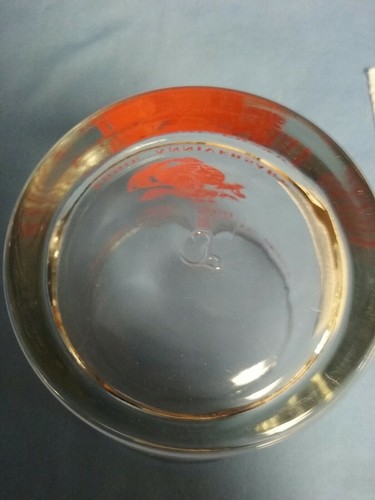 MARINE CORPS RECRUIT DEPOT SAN DIEGO 206TH ANNIVERSARY GLASS MADE BY LIBBY