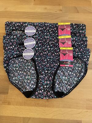 NEW Maidenform Invisable Look Barely There Bikini Panties M/6 Multicolor DMBTBK