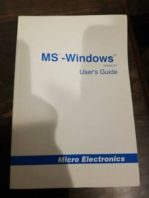 MS-Windows Users guide version 3.1