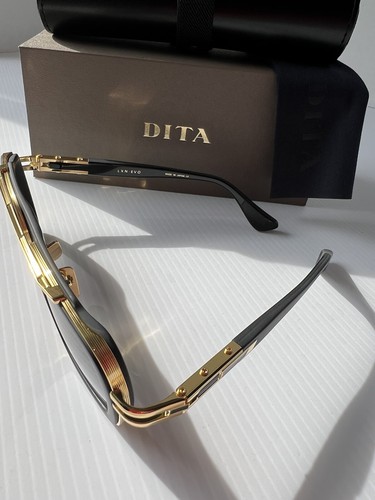 Pre-owned Dita Lxn-evo Dts403-a-01 Matte Black Gold Gray Gradient Lens Sunglasses Authenti