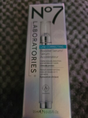 No7 Laboratories & LINE Correcting Booster Serum 15ml Free Ship Great Dea@@