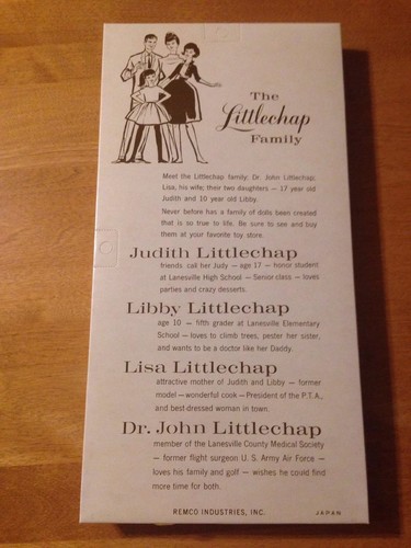Vintage 1963 Remco Dr John Littlechap Pajamas # 1414 MOC