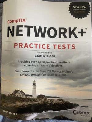 CompTIA Network+ Practice Tests : Exam N10-008 by Craig Zacker (2021, Trade...