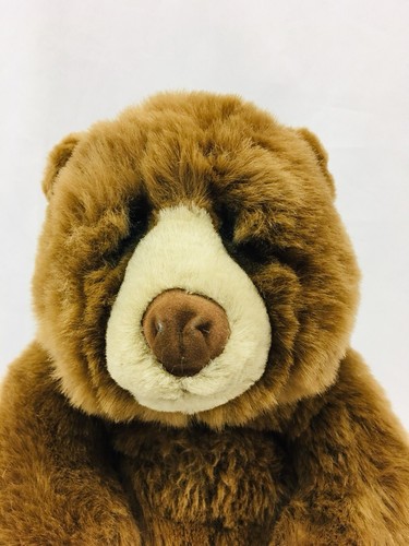 Lou Rankin Dakin Jasper Brown Grizzly Huggable Bear Stuffed Animal Plush Friend