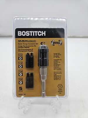 Bostitch 5 Pieces Impact Quick Load Set Model# Bosqli-5M