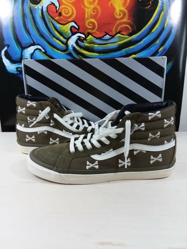 Vans Sk8-hi X WTAPS SAMPLE Olive Crossbones Replacement Box