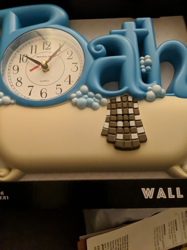 Bathtub Bathroom Quartz Movement Wall Clock | eBay