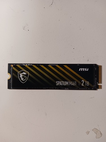 内蔵型SSD MSI SPATIUM M461 PCIe 4.0 m.2 2TB MSI SPATIUM M461 PCIe 4.0 NVMe M.2 2TB SSD Storage - MSI-US