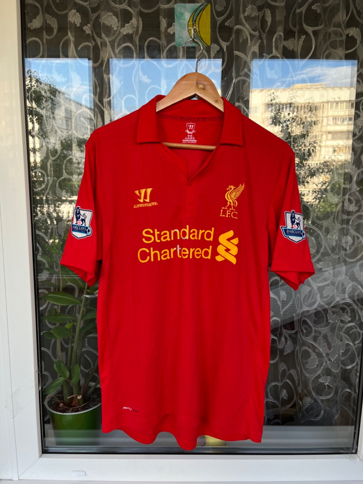 リヴァプール12-13アウェイ　ユニフォームGERRARD 8 LIVERPOOL 2012 2013 AWAY FOOTBALL SHIRT SOCCER JERSEY