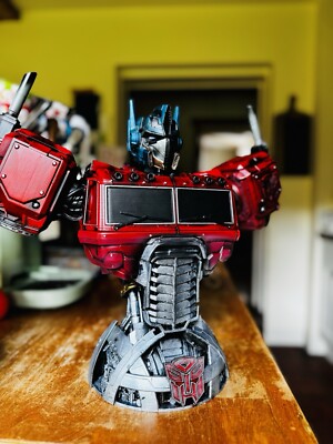 3D Printed Optimus Prime Bust | Transformer | Model | Hand painted 