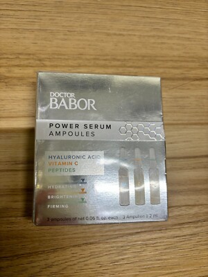 DOCTOR BABOR POWER SERUM  3 AMPOULES 2 ml each NEW IN BOX