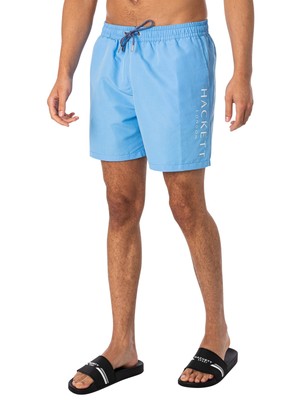 

Мужские однотонные шорты для плавания Hackett London, синие, Синий, HMB10013-534