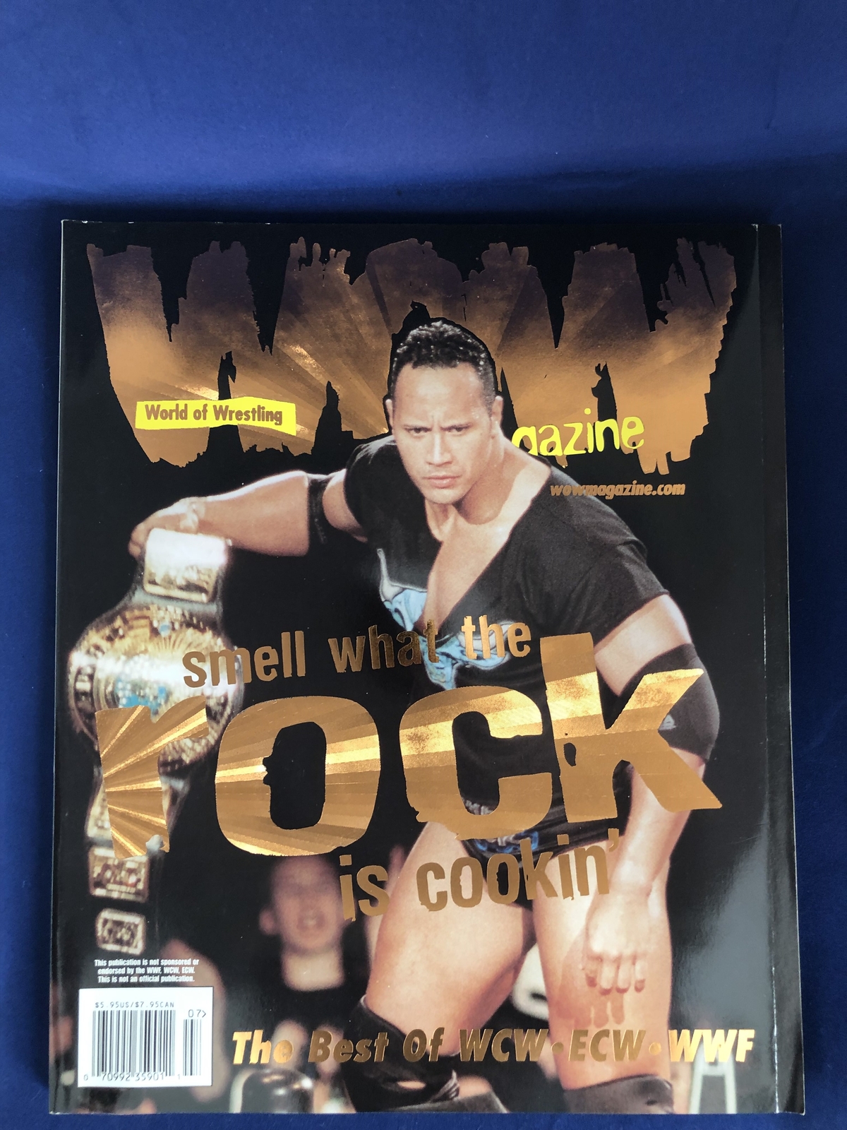 World Of Wrestling Magazine WOW July 1999 The Rock Dawn Marie WWF