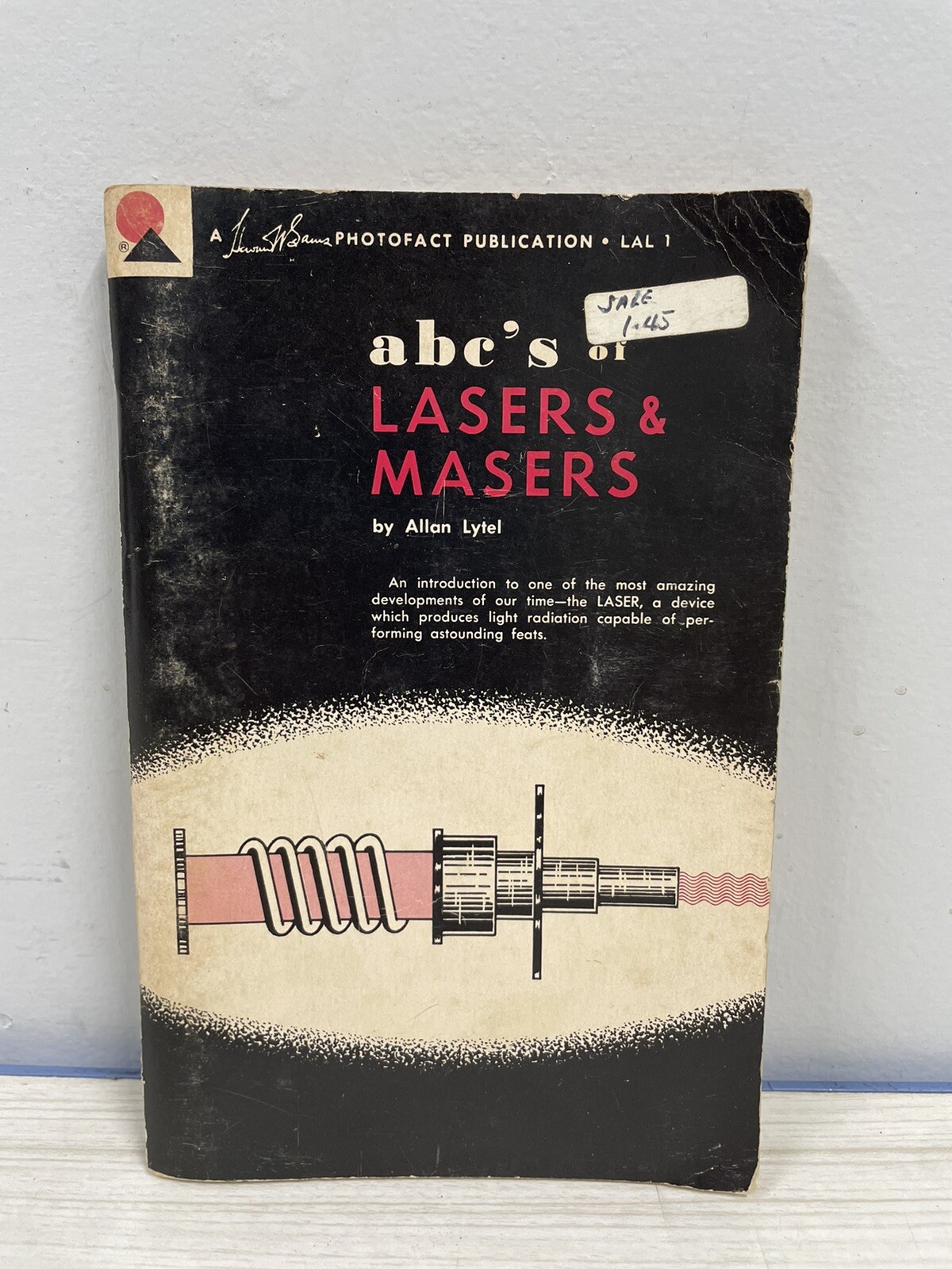 VTG ABC's of Lasers & Masers By Allan Lytel 1964 first edition 4th printing