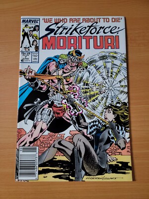 Strikeforce Morituri #7 Newsstand Variant ~ NEAR MINT NM ~ 1987 Marvel Comic