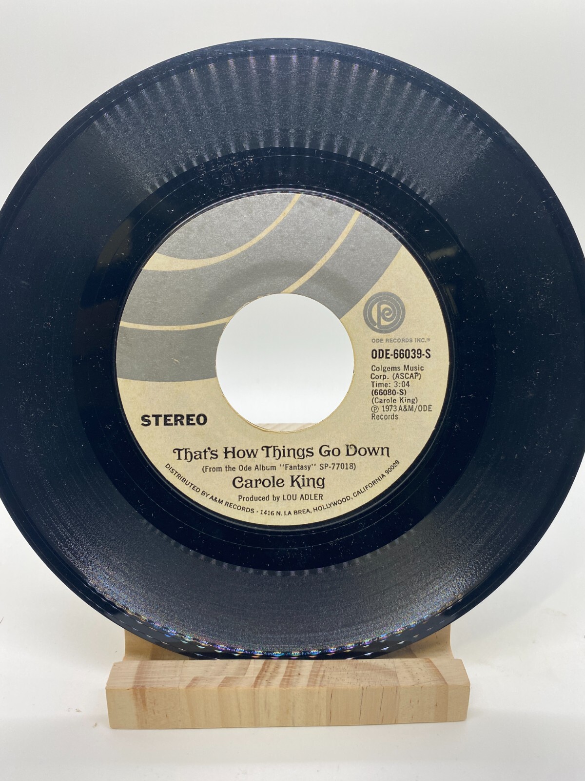 CAROLE KING Corazon / That's How Things Go Down ODE 66039 45