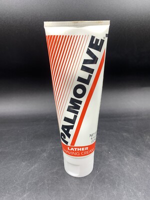 VTG Palmolive Lather Shaving Cream (4.4oz / 124g) SEALED Plastic Tube
