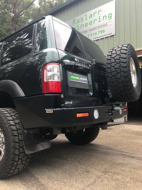 NISSAN PATROL GU Y61 RASLARR REAR BAR 
