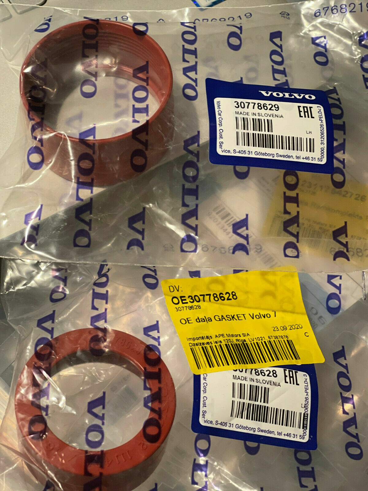 Volvo Xc90 V70 S60 2.4D 2.4 D5 Seal Inletsilencer upper