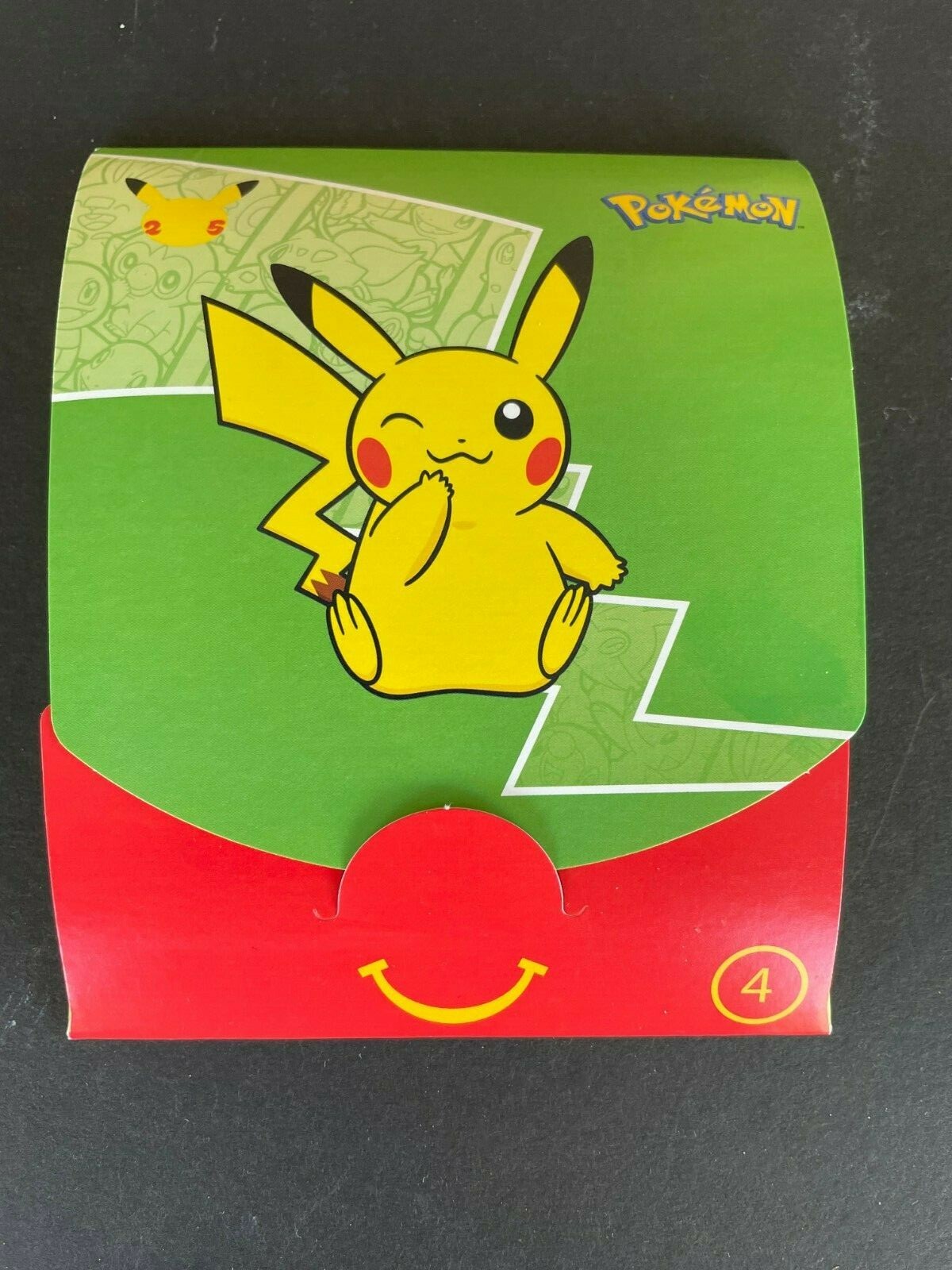 2021 25th Anniversary McDonalds Pokemon Card Pack # 4 GREEN 2021 25th Anniversary McDonalds Pokemon Card Pack # 4 GREEN