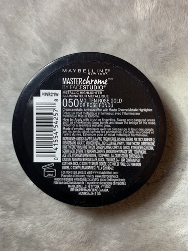 Maybelline MASTER CHROME METALLIC HIGHLIGHTER 050 Molten Rose Gold