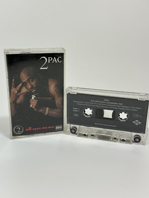 2pac Tupac Shakur All Eyez On Me CASE, R U Still Down? Cassette 1996 Book 2