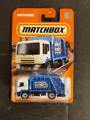 2022 Matchbox Garbage King #74/100 Pacific Northwest Sanitation Blue/White