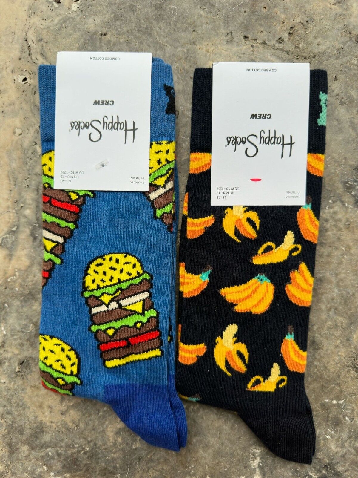 S 2 Pair 10-13 Unisex Socks