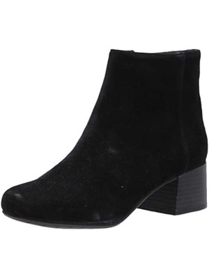 

REACTION KENNETH COLE Женские черные кожаные ботильоны Road Stop Toe Block Heel, Черный, LR01406SU